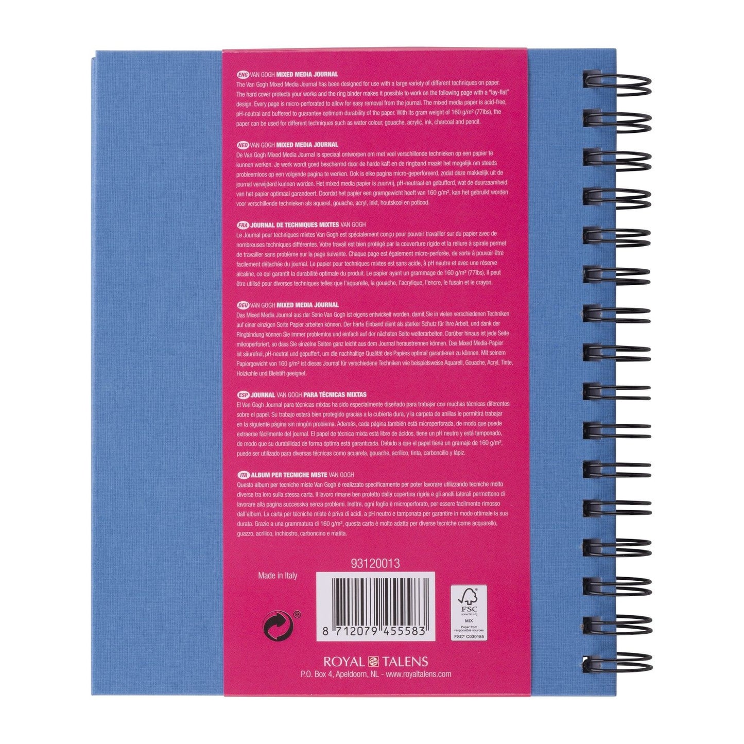 Van Gogh • Mixed-Media-Tagebuch A5 160 g 50 Blatt