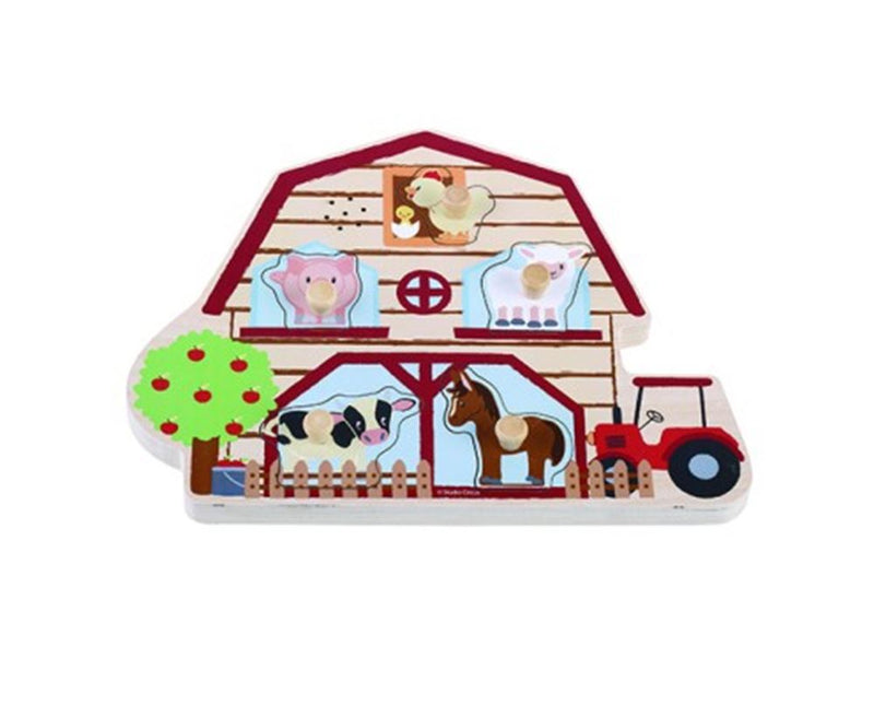 Studio-Zirkusbauernhof-Puzzle mit Sound