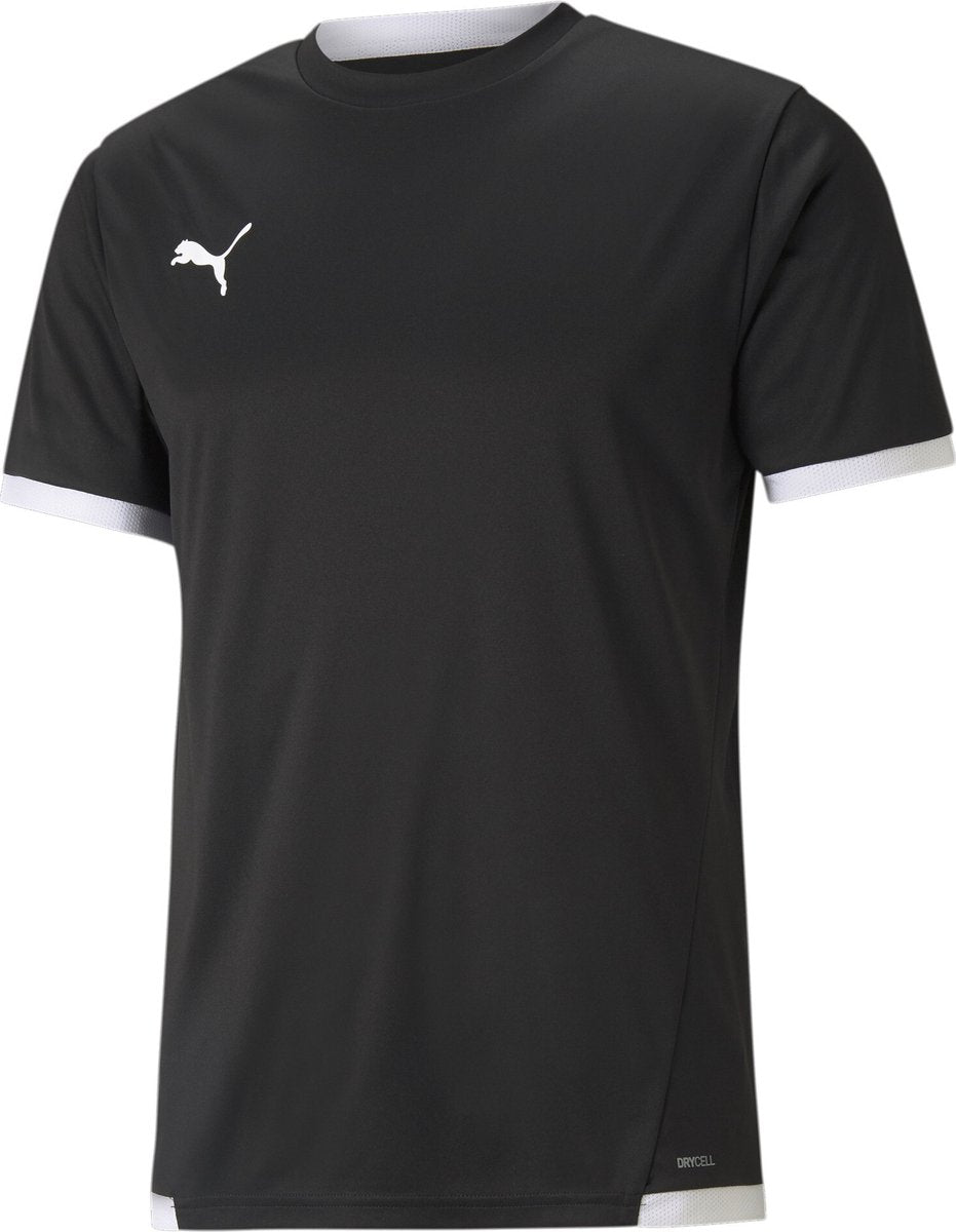 Puma Teamliga Trikot Herren Sportshirt - Schwarz-Weiß