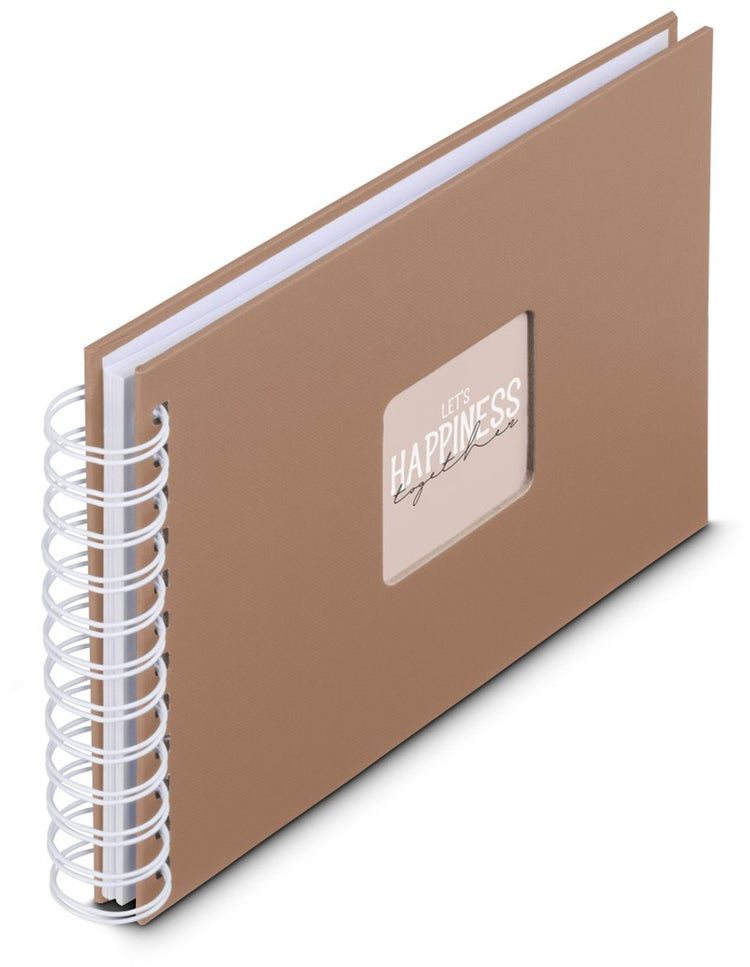Hama Spiralfotoalbum – Fine Art – 24x17 – 50 Seiten – Schaumstoff