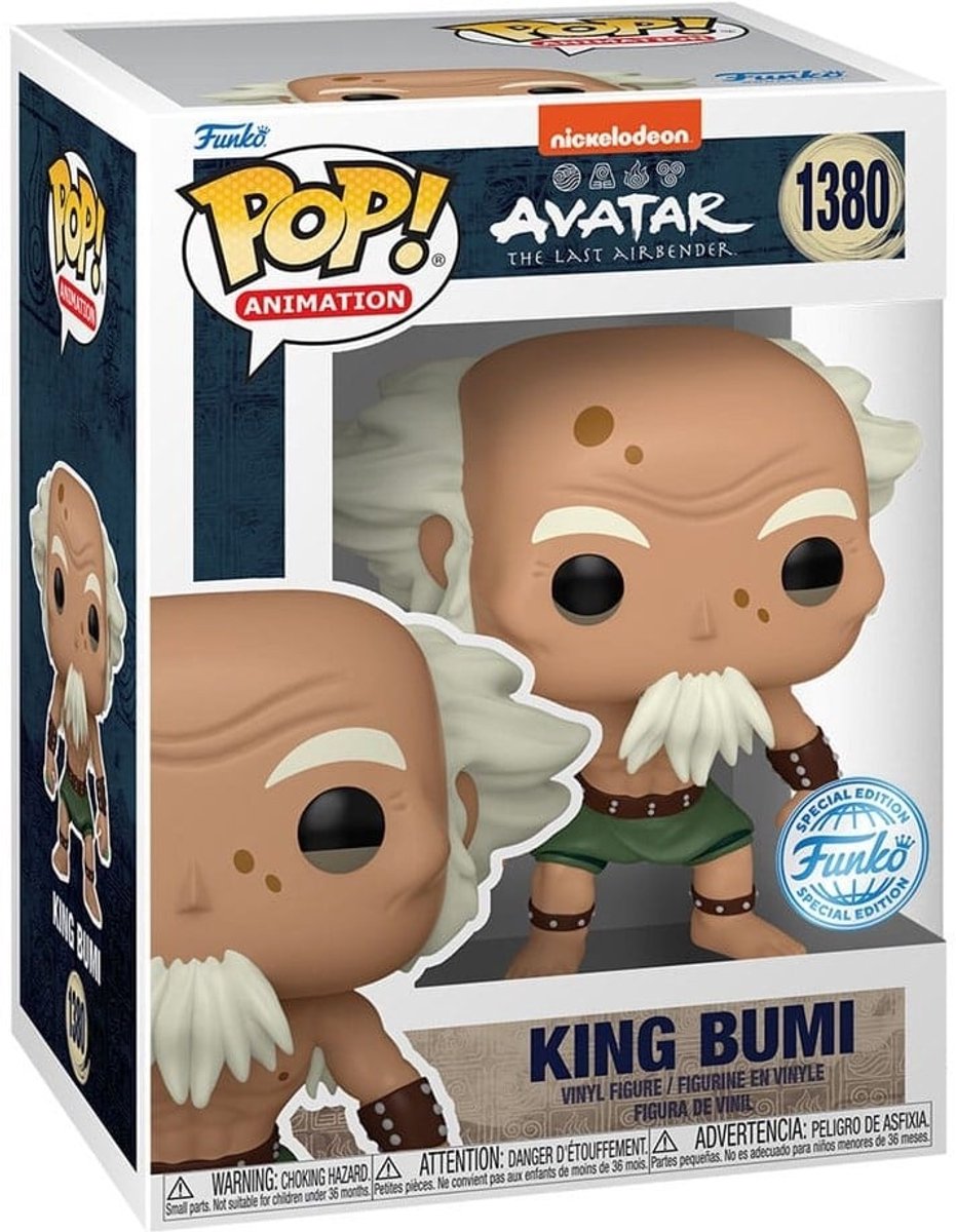 Funko-Pop-Animation: Avatar der letzte Airbender – King Bumi Pop #1380
