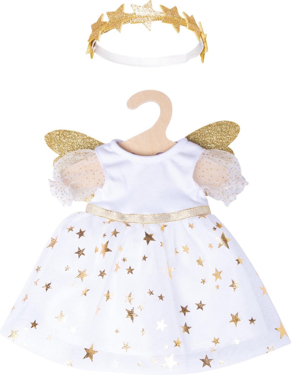 Heless Doll Kleid Engel mit Sternen, 28-35 cm