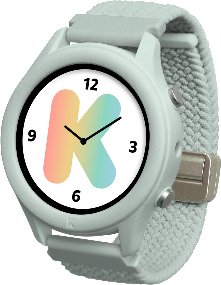 Kidywolf K-Watch Green – interaktive Smartwatch für Kinder mit 10 Sportmodi, OLED-Touchscreen, Taschenlampe Bluetooth 8+