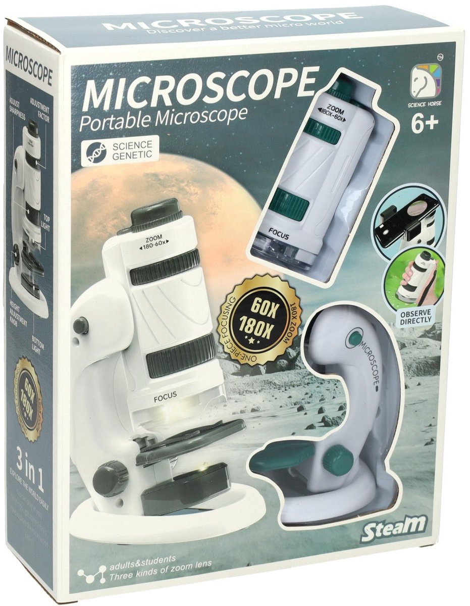 Mikroskop-Set grün