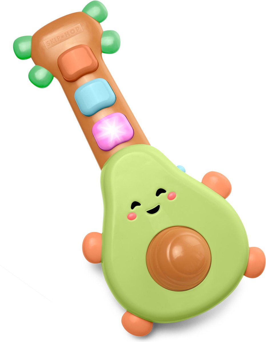 Skip Hop Rock-a-Mole-Spielzeuggitarre – Avocado