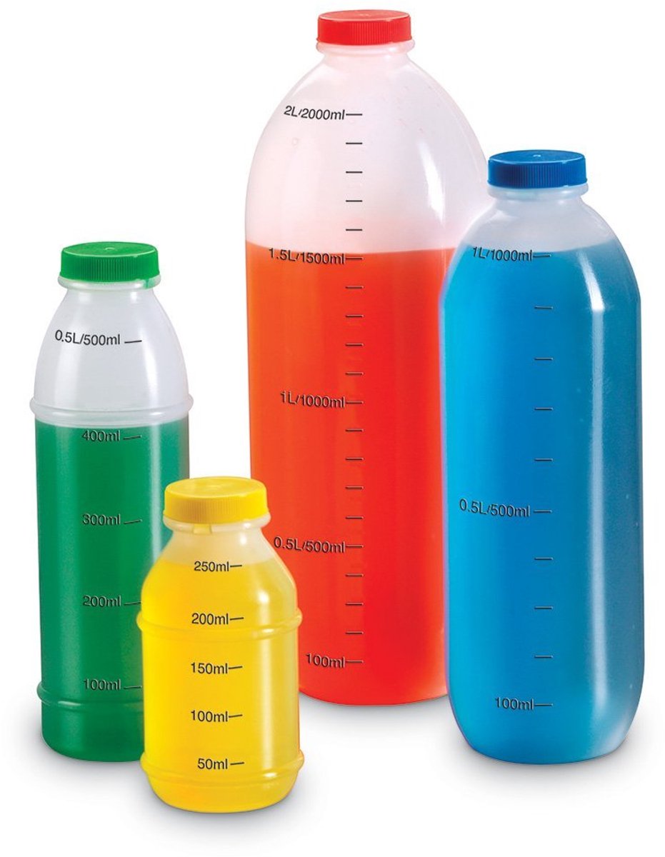 Lernressourcen, Lernspielzeug, Liter-Messset, mehrfarbig. - 3+