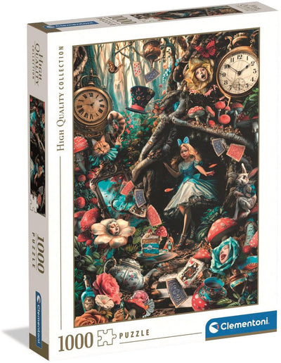 Clementoni – Puzzle – 1000 Teile – Ein Tag im Wunderland – hochwertige Sammlung