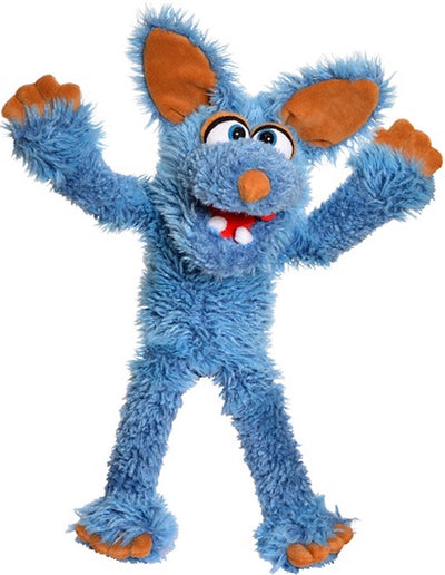Lebende Puppe von monkendam.nl Handpuppe lebende Puppen kleiner Schlawenski die blaue Ratte 35 cm