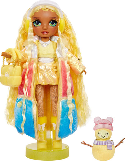 Regenbogen hoher Regenbogen hoher Winter Wunderland Pop Sunny Geel