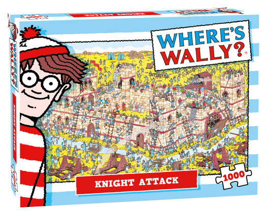 Viele Geschenke rätselhaft, wo apos; S Wally Knight Attack 1000 Stukjes