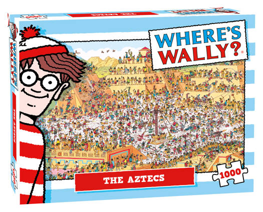 Viel Geschenke Puzzle, wo Apos; S Wally die Aztecs Pyramid 1000 Stücke