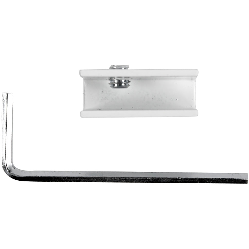 Sammelprofil, H: 22 mm, T: 11 cm, B: 32 mm, weiß, 1 Stück
