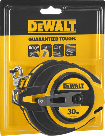 Dewalt Dwht0-34093 – Landmeter – 30 m – 5:1 Snel Oprolsystem – gesloten Kast