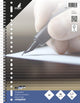 Kangaro-Vorlesungsblock – A4 – mit Linie – 60 Gramm – Spirale – 23 Löcher – 5 Stück – Schreibblock – K-5544-5