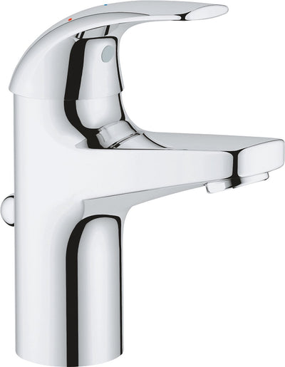 Grohe Quickfix Start Curve Waschtischarmatur – Ecojoy – mit Ablaufgarnitur – Chrom – wassersparend