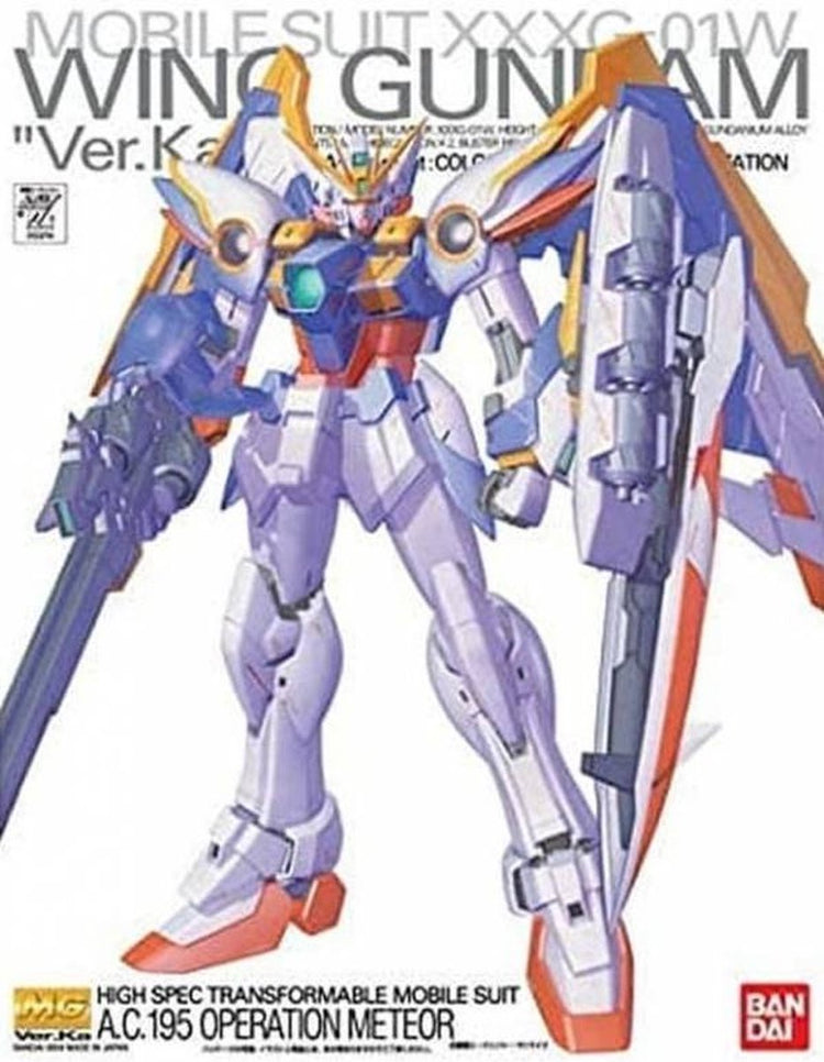 Bandai Namco Gundam mg 1 100 Wing Gundam Ver.ka A.C.195 Operation Meteor MK 18 cm