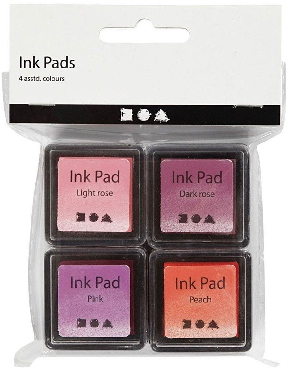 Creativ Company Stamp Tinte Pink Töne, 4st.