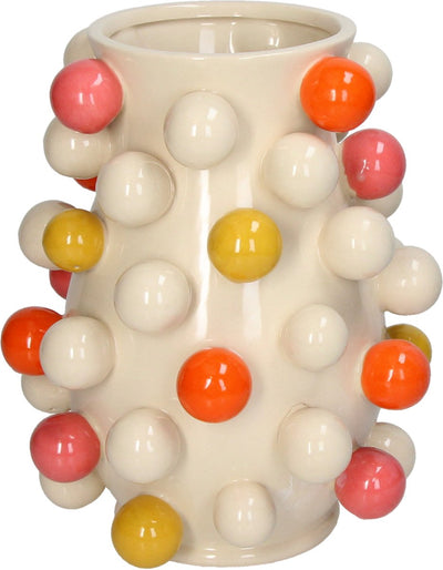 HD Collection Vase Kugeln Steingut Multi 21x21x26cm