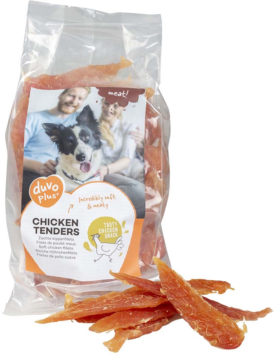 Duvo plus Fleisch! Snack Hähnchenfilets für Hunde 1kg