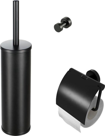 Geesa Nemox Toilettenzubehörset – Schwarz