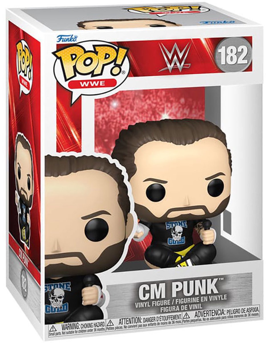Funko Wwe Pop! Vinylfigur cm Punk 9 cm Pop! Figur
