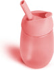Munchkin-Strohbecher – auslaufsicherer Trinkbecher – einfache Reinigung – leicht zu reinigen – spülmaschinenfest – Trinkbecher für Baby und Kind – 296 ml – rosa