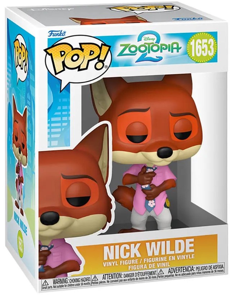 Funko-Pop! Disney: Zootopia 2 – Nick Wilde #1653