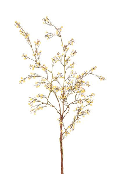 Roberts Collection künstlicher Zweig Schleierkraut gelb 110 cm