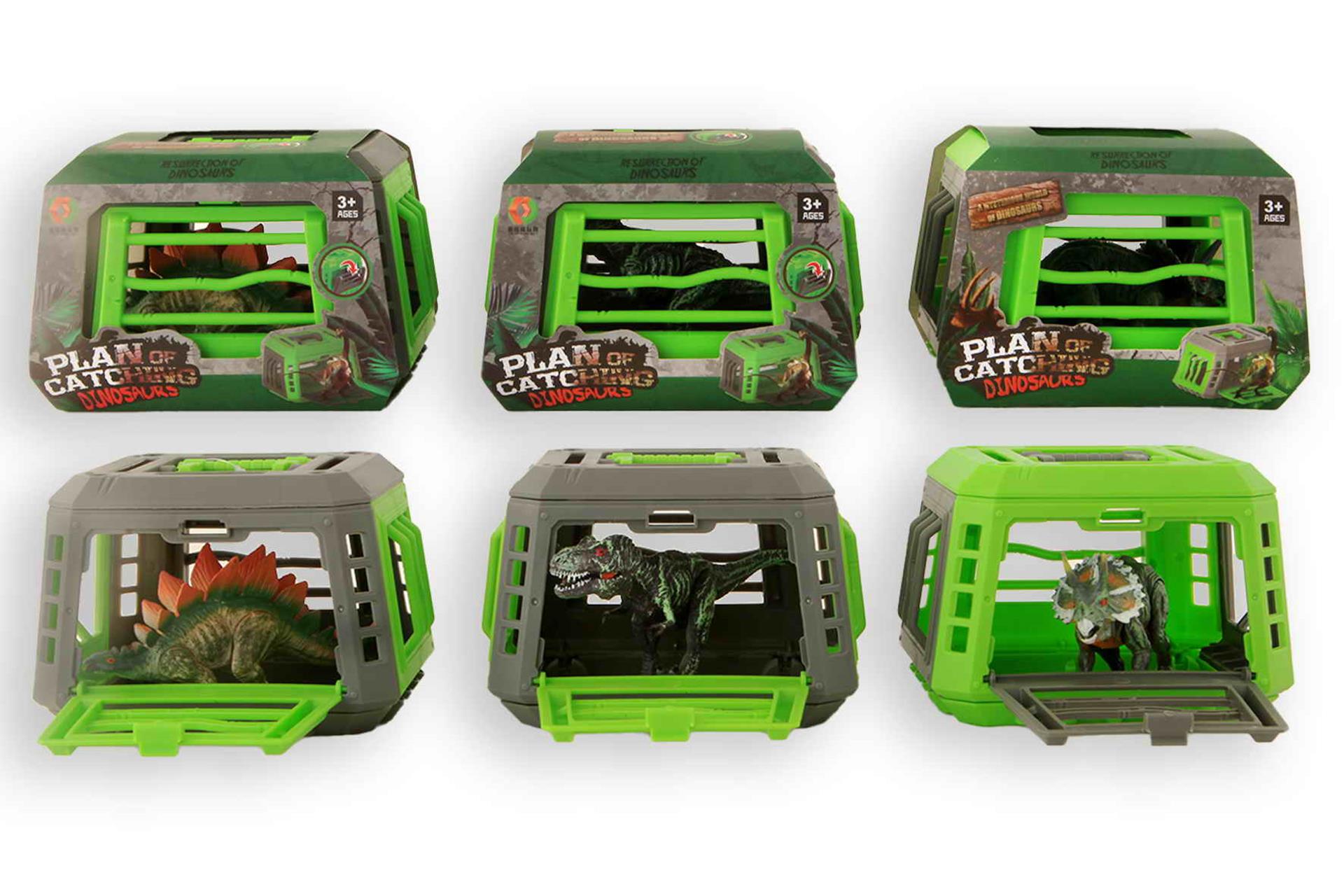Kidsfun Dino im Käfig 13cm