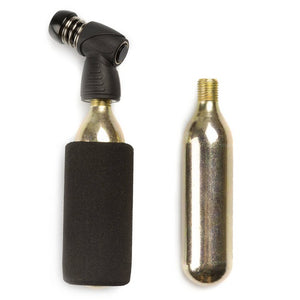 Qt cycletech co2 adapter + 2x16 Gramm co2 Patrone auf Karte