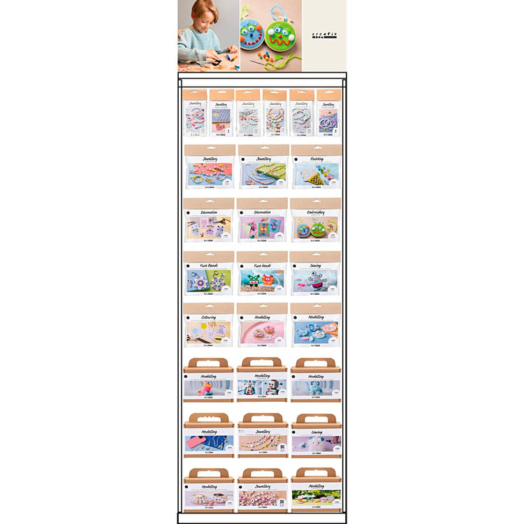 Creativ Firmenbodendisplay, montiert, hero kindgerechte Preise, H: 1580 mm, L: 600 mm, B: 400 mm, 198 Stück. 1 Stück