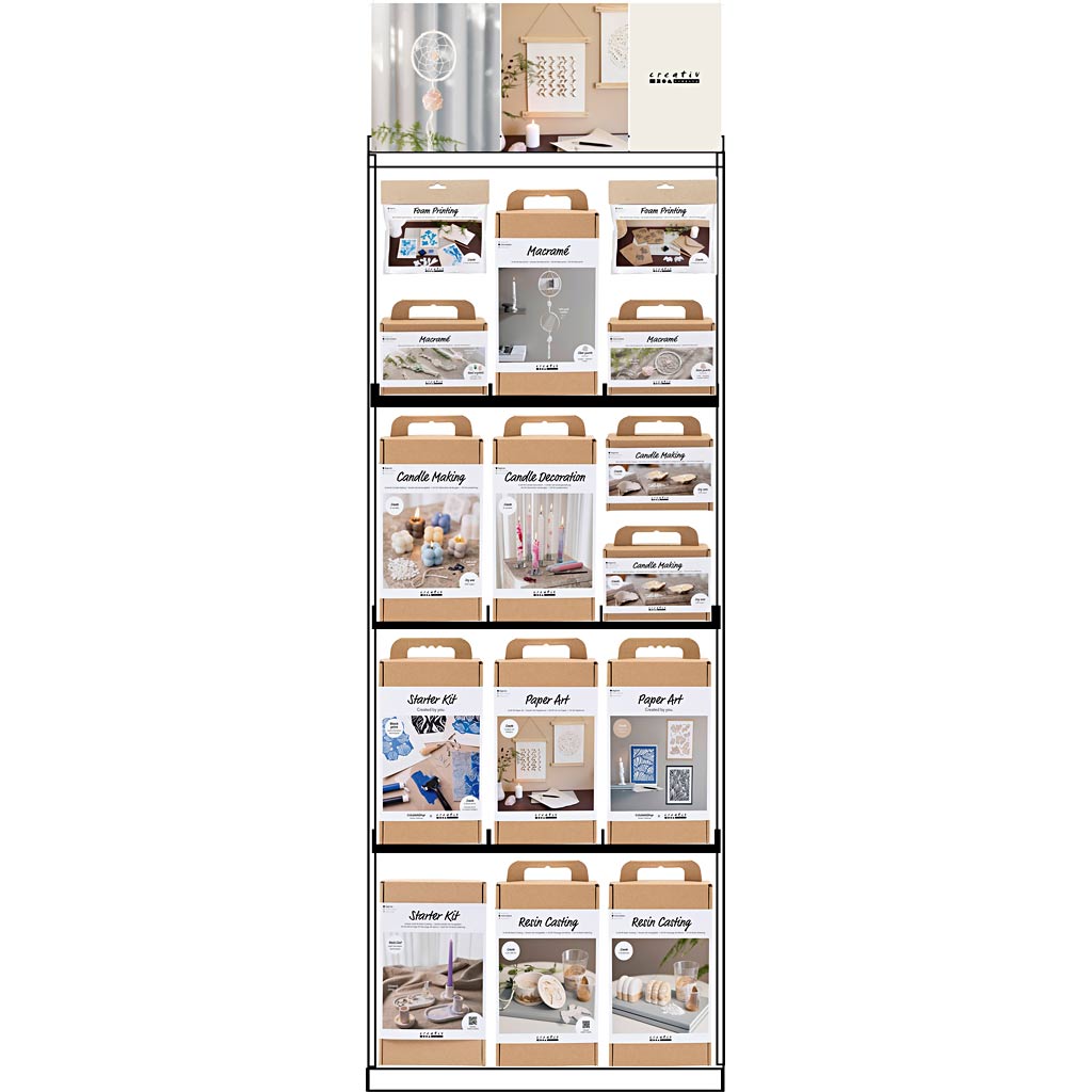 Creativ Company Bodendisplay, montiert, Hero Zen Balance, Erwachsene, H: 1580 mm, L: 600 mm, B: 400 mm, 83 Einheiten. 1 Stück