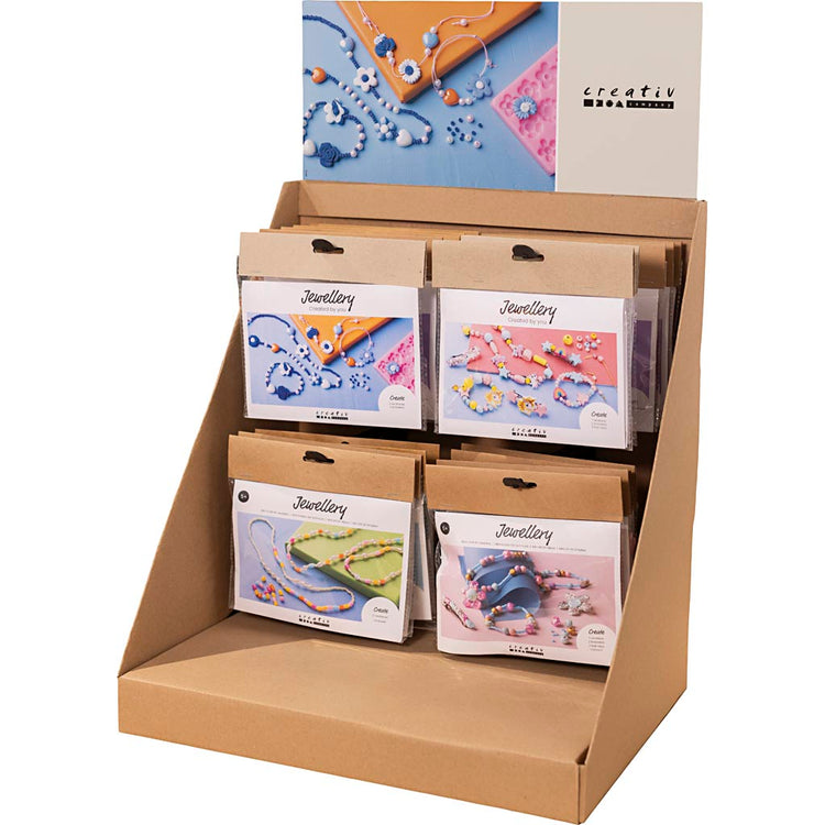 Creativ Company kleines Thekendisplay, Kategorie, Schmuck, Kinder, 38 Einheiten. 1 Stück