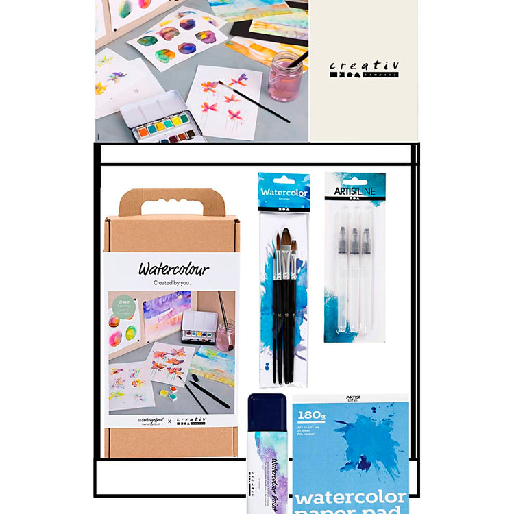 Creativ Company kleines Thekendisplay, Kategorie, Aquarell, Erwachsene, 60 Einheiten. 1 Stück