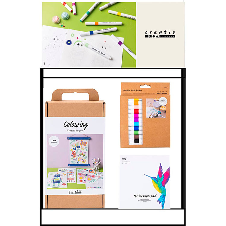 Creativ Company kleines Thekendisplay, Kategorie, Farben, Kinder, 36 Einheiten. 1 Stück