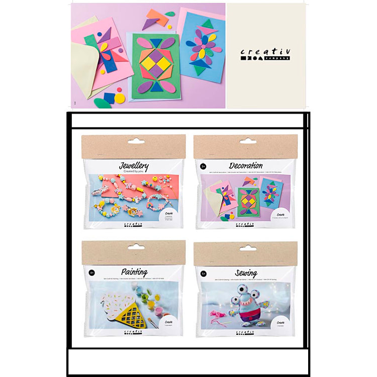 Creativ Company kleines Thekendisplay, Kategorie, Kreativität, Kinder, 50 Stück. 1 Stück