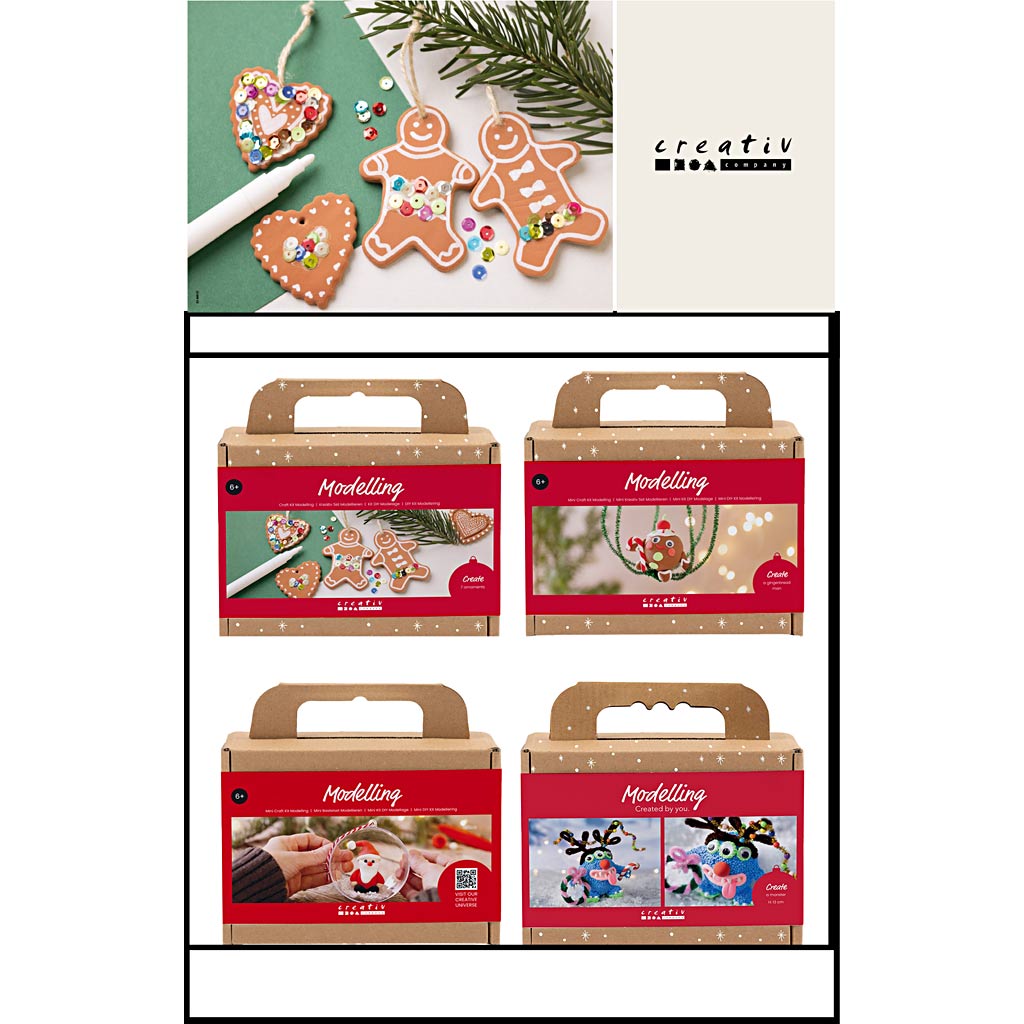 Creativ Company kleines Thekendisplay, Kategorie, Weihnachten, Kinder, 36 Einheiten. 1 Stück