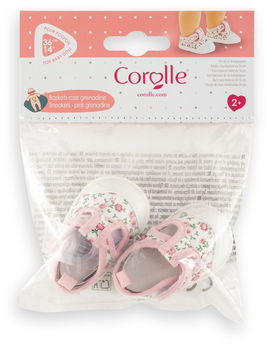 Corolle-Puppen-Sneaker in rosa Grenadine – 36 cm