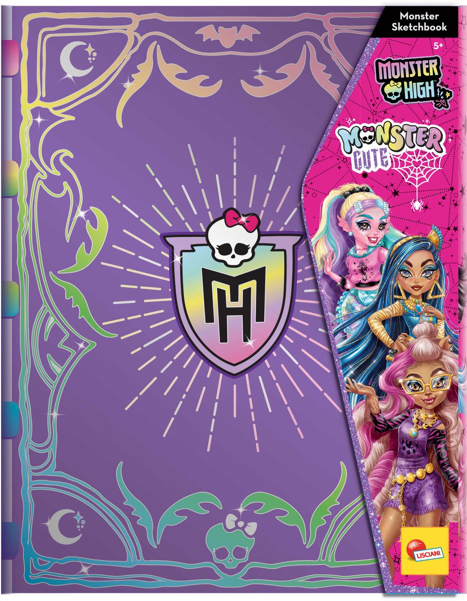 Lisciani Monster High Skizzenbuch Monster süß