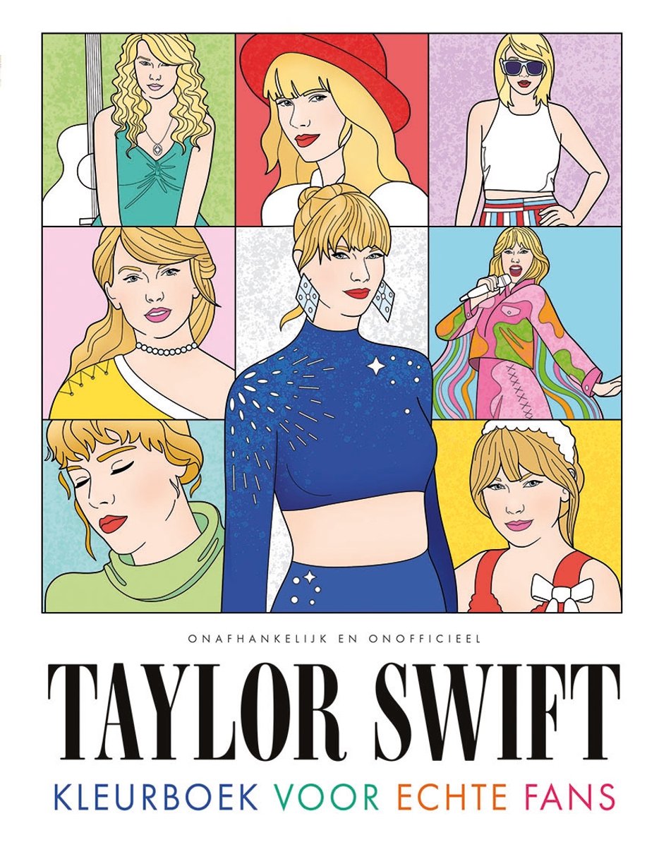 Deltas Taylor Swift Malbuch für echte Fans