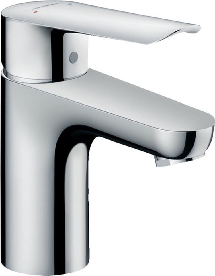Hansgrohe Logis e – Waschtisch-Mischbatterie – Einhebelbedienung – mit Ablaufgarnitur – 70 mm – Chrom