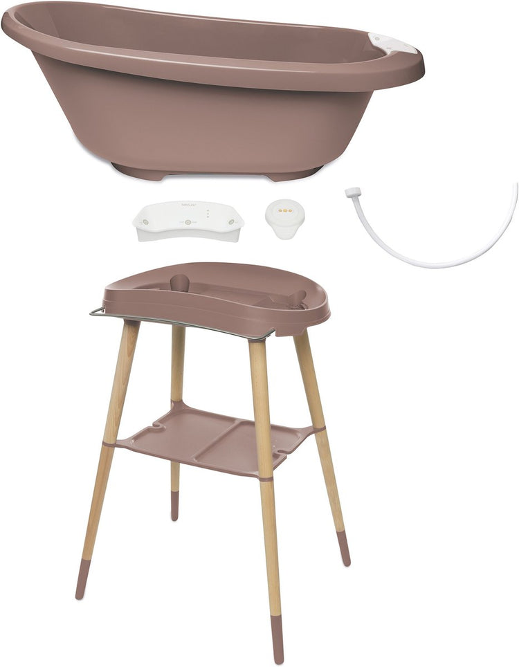Bébé-jou Basis-Badeset + Digitalthermometer Mokka-Mousse