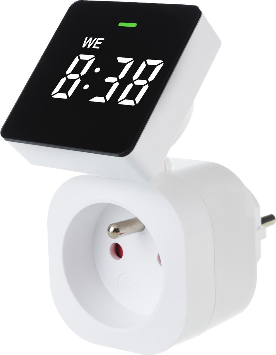 Greenblue gb610 e – digitaler Timer – digitaler Timer – Zeitschaltuhr mit Bildschirm – Timer – max. Laden Sie 16a - IP20 - 8 Programme
