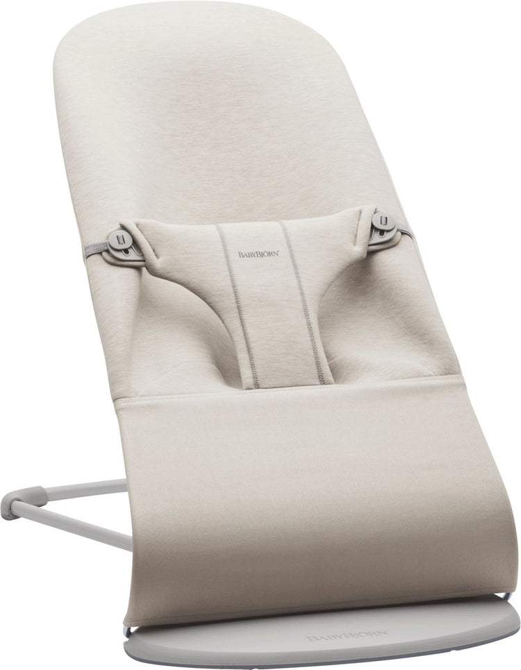 Babybjörn Babywippe Bliss – 3D-Jersey – hellbeige – ergonomisch – verstellbar – faltbar