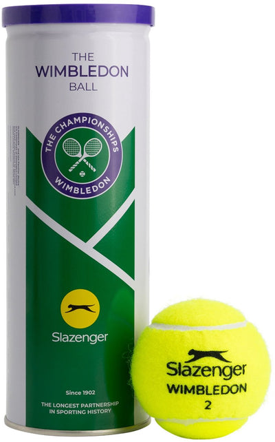Slazenger S TB Wimbledon 3tin Unisex-Tennisbälle – Gelb