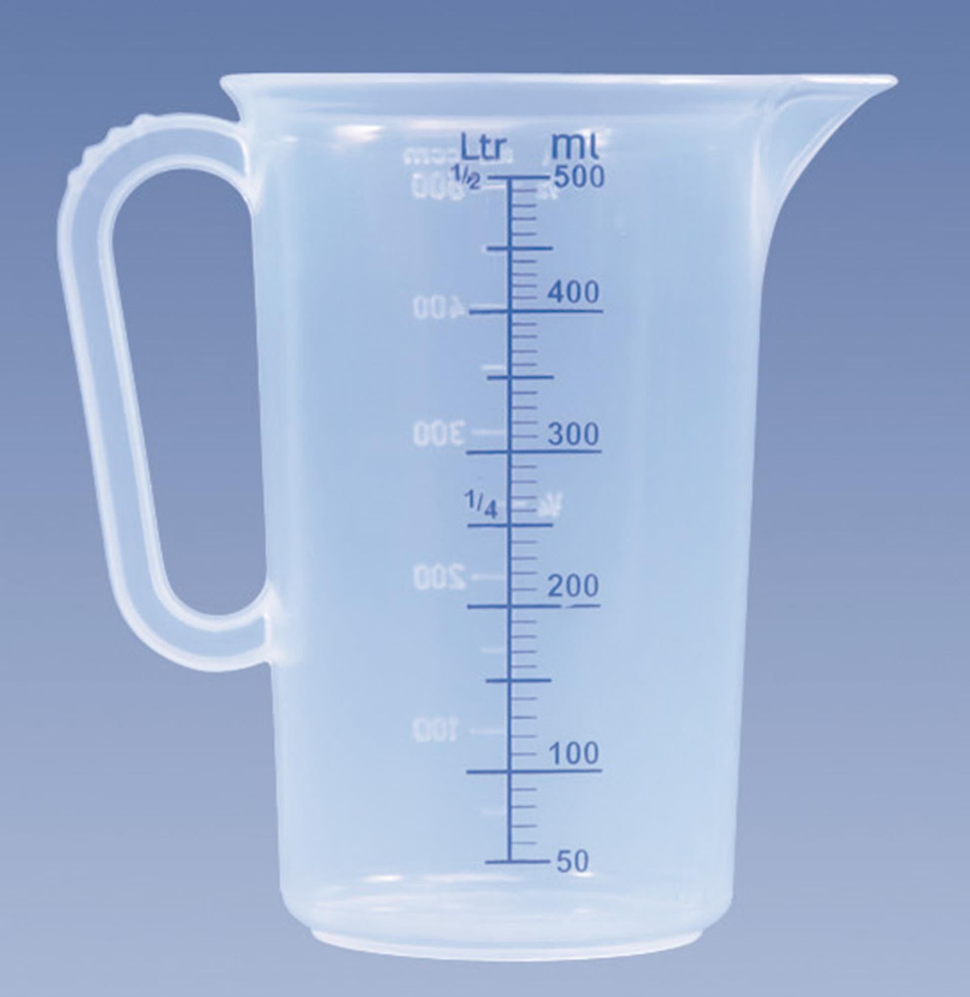 Kunststoff-Messbecher 0,5 Liter