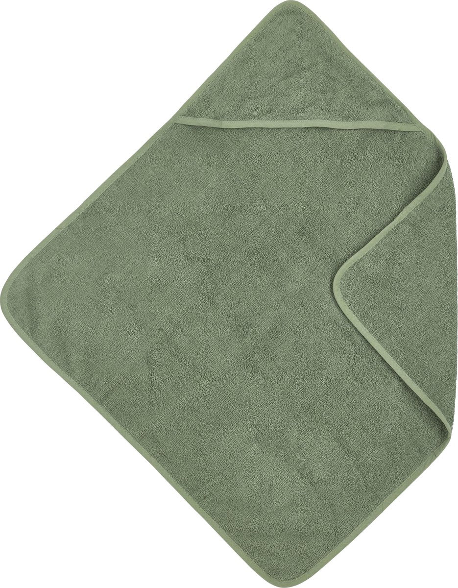 Meyco Baby Uni Badeumhang – Frottee – Waldgrün – 75 x 75 cm