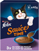 Felix-Soßenzeit mit Hähnchengeschmack - Hähnchen-Lachs - 4 x 6x40g