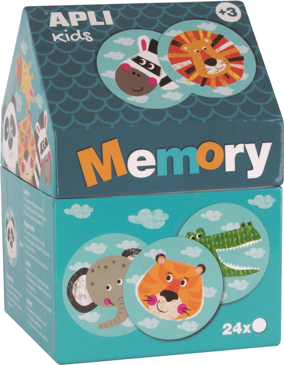 Apli Kids Apli - Safari-Memory 24-teilig