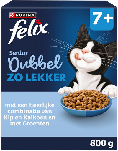 Felix doppelt so lecker Senior - Huhn Truthahn - 5 x 800g
